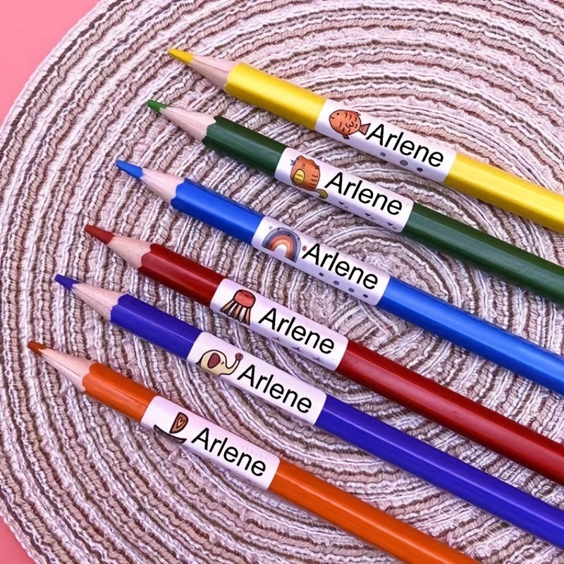 Personalized Waterproof Name Sticker School Label Preschool Tag