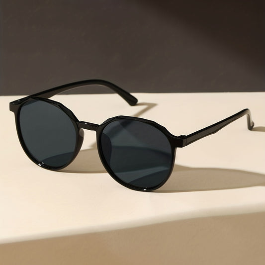 Round Frame Sunglasses Classic Casual Sunshade Eyewear