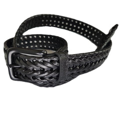Men's Leather Buckle Belt for Outdoor Party