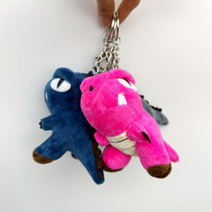 T-Rex Plush Toy Bag Pendant Baby Carriage Keychain