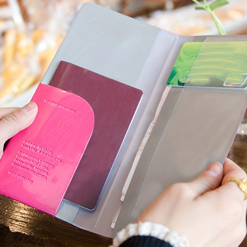 Multifunctional Passport Holder Card Holder PVC Document Holder