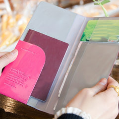 Multifunctional Passport Holder Card Holder PVC Document Holder