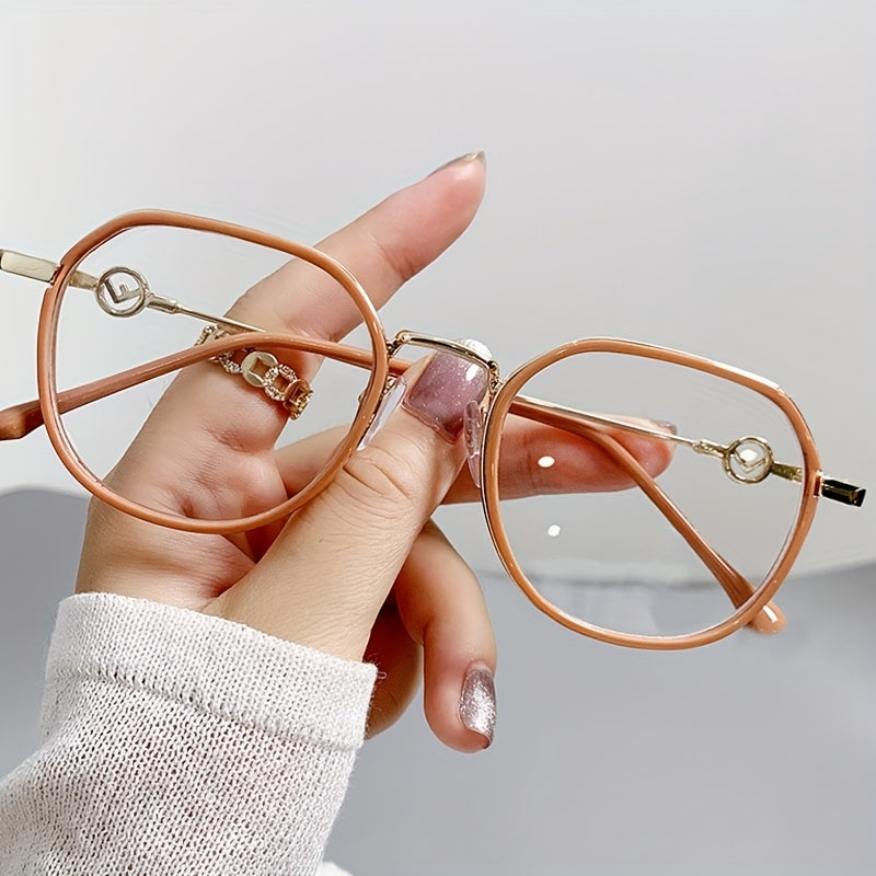 Light Blocking Glasses Clear Lens Anti Eyestrain Computer Glasses