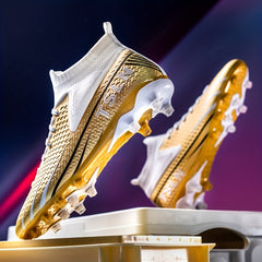 Men's High Top Soccer Cleat with Spikes - Outdoor Breathable Cleats