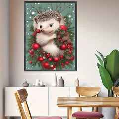 1pc Hedgehog Pattern Canvas Painting Home Wall Art Decoration