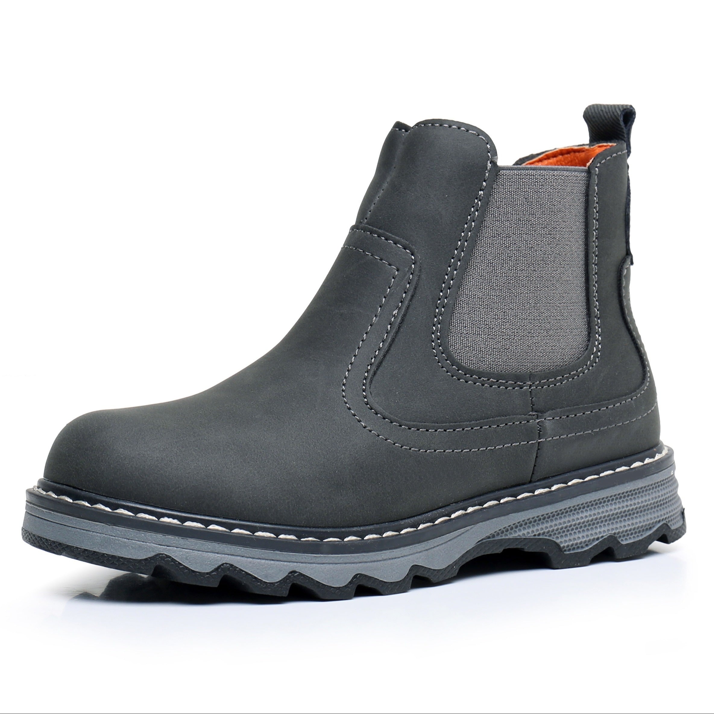 Boy's Side Zipper Ankle Boots Comfy Non Slip Casual Shoes