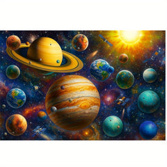 Space Themed 5D Diamond Painting Kit for Adults