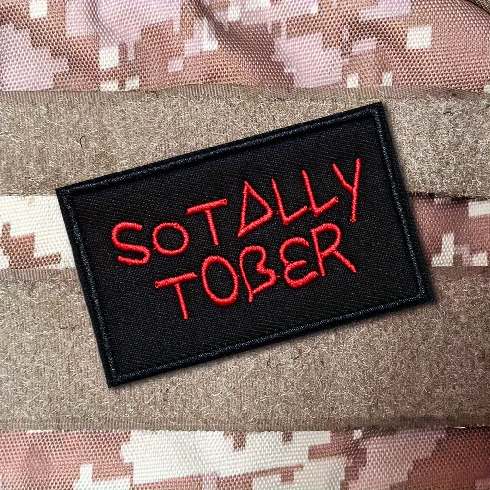 Sotally Tober Embroidered Morale Patches for Caps Uniforms Vests Backpacks