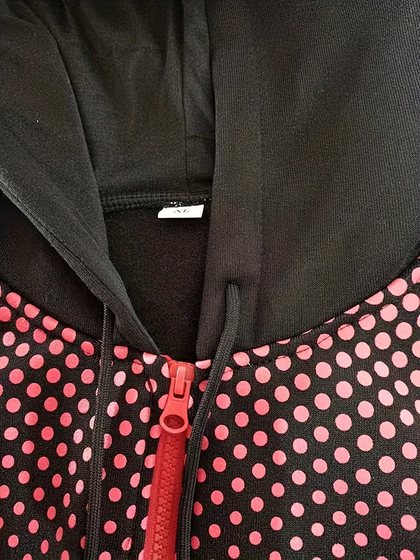 Men's Contrast Hooded Jacket Zip Coat Autumn Winter