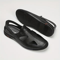 LAORENTOU Men's Breathable Sandals Slip On Outdoor Beach Shoes