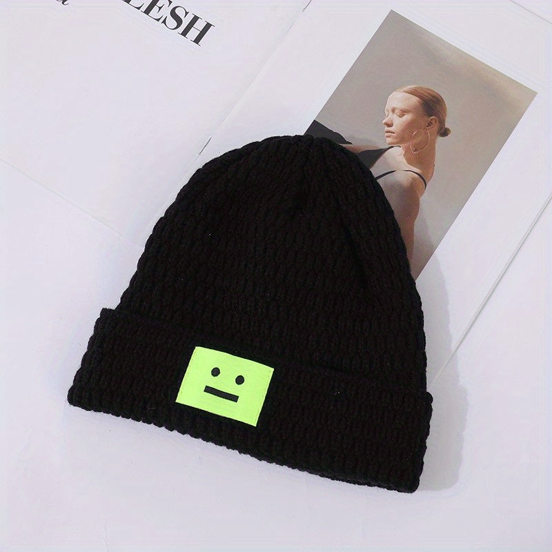 Hot Plush Woolen Hat Street Style Knitted Hat For Men And Women