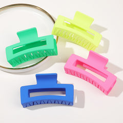 4pcs Matte Shark Claw Hair Claw Strong Hold Jaw Clip