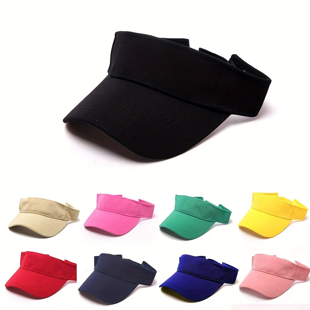 Sun Visor Hat Unisex Lightweight Golf Baseball Cap For Women & Men