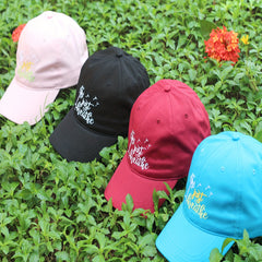Just Breathe Embroidered Casual Baseball Cap Soft Outdoors Hat