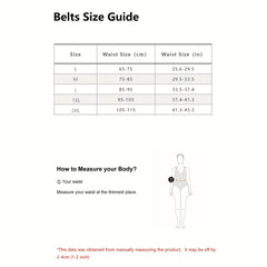 3pcs Set Stylish Solid PU Belt for Women