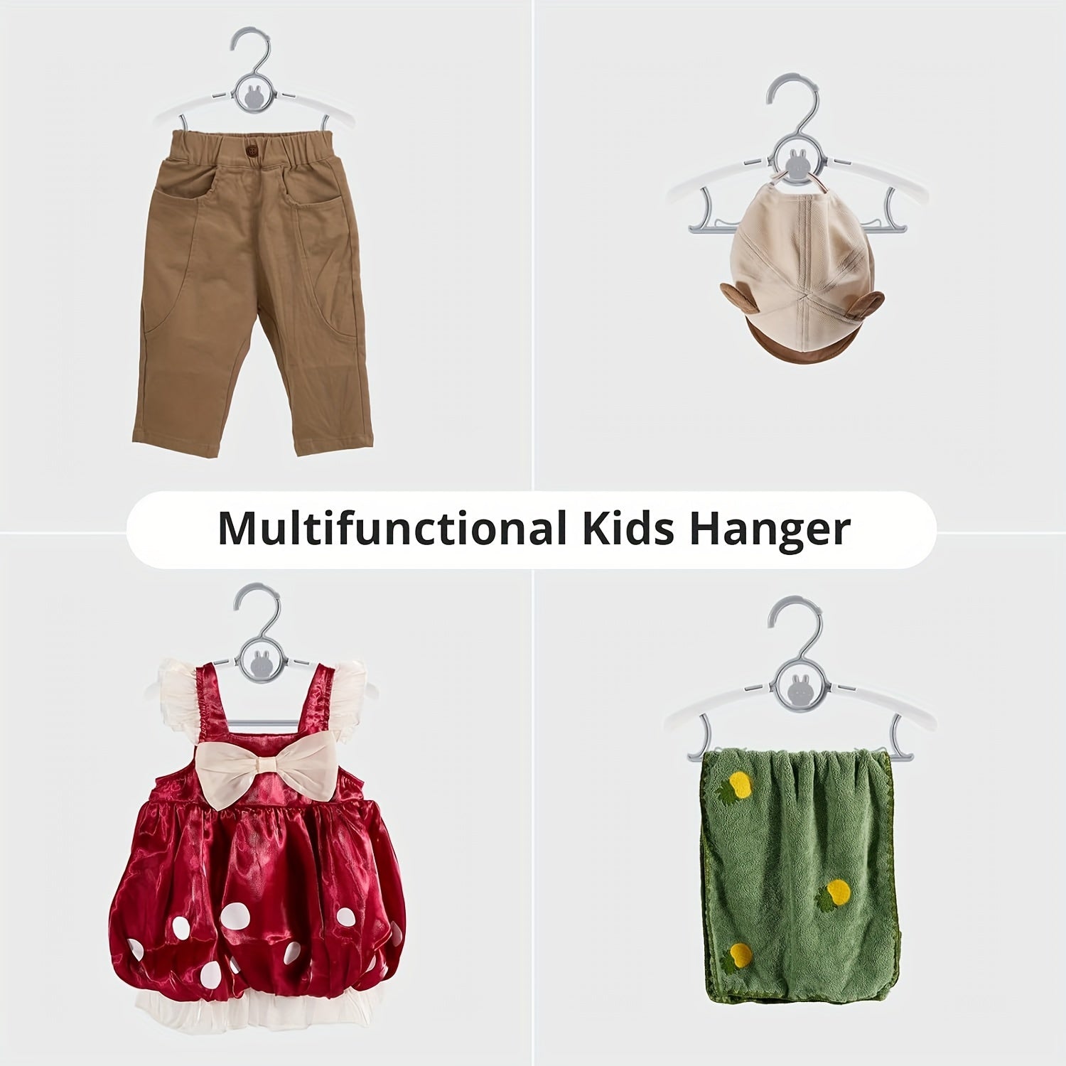 Bunny Grey Hanger Coat Hangers 60 Pack