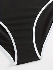  Bikini Set Women's Contrasting Padded Tank Bra Swimsuit