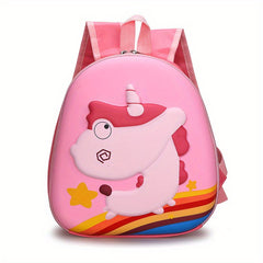 Kids Hard Shell Backpack Cartoon Rabbit Unicorn Dinosaur Kindergarten Bookbag