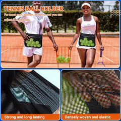 4pcs Durable Pickleballs with Waist Bags for Outdoor Play