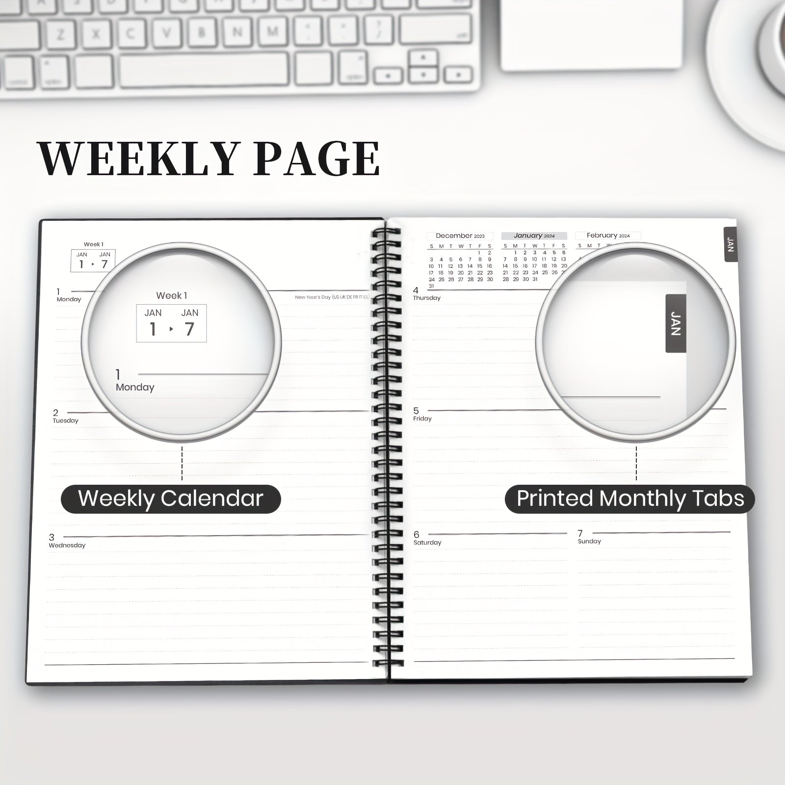 Planner Weekly Monthly Calendar
