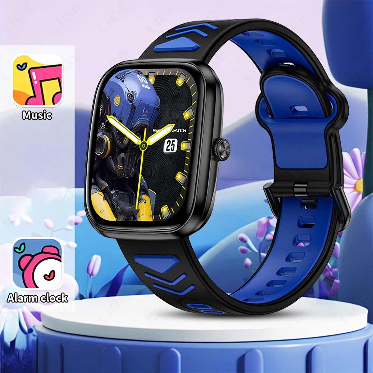 LIGE Smart Watch Full Touch Screen 20 Sports Modes