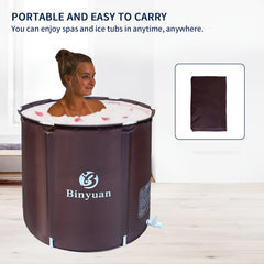 Portable Folding Bathtub For Adults Cold & Hot Water Ice Bath Tub