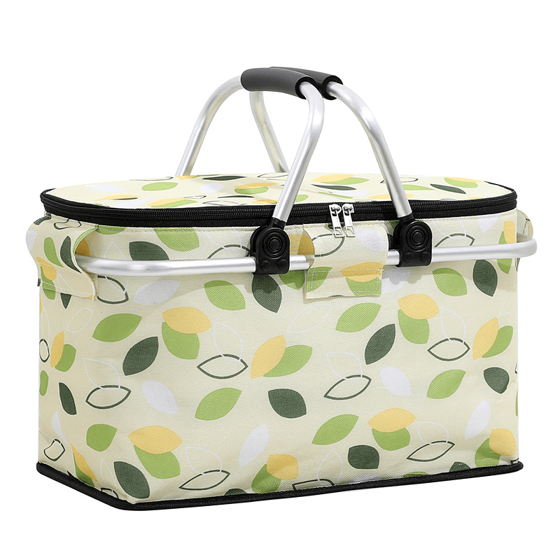 Insulated Picnic Basket for Cold Storage and Picnics