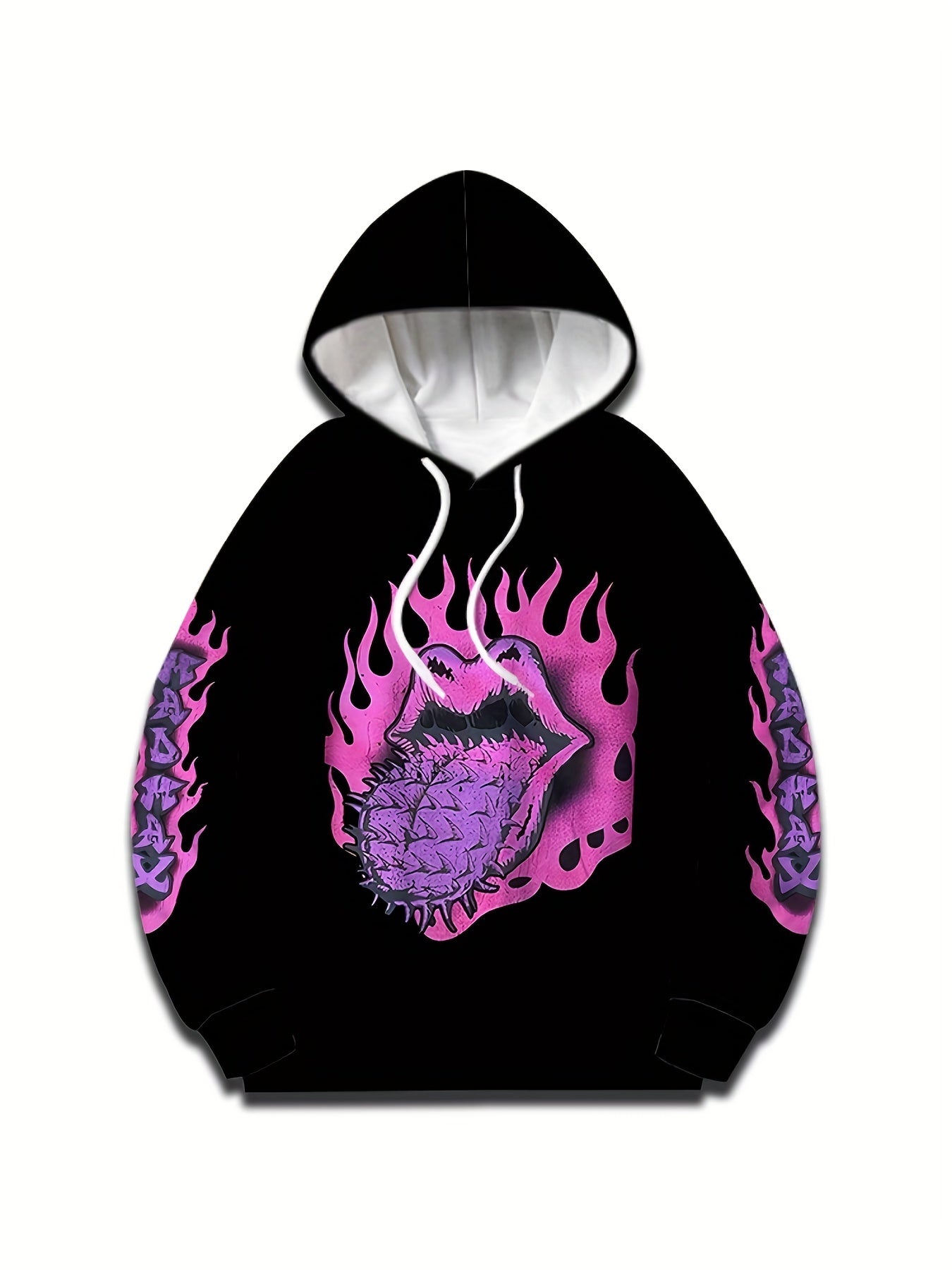 Men's Tongue Pattern 3D Print Hoodie Outdoor Sports Clothing
