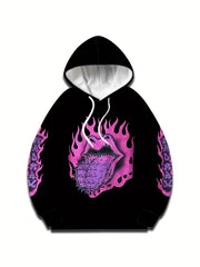 Men's Tongue Pattern 3D Print Hoodie Outdoor Sports Clothing