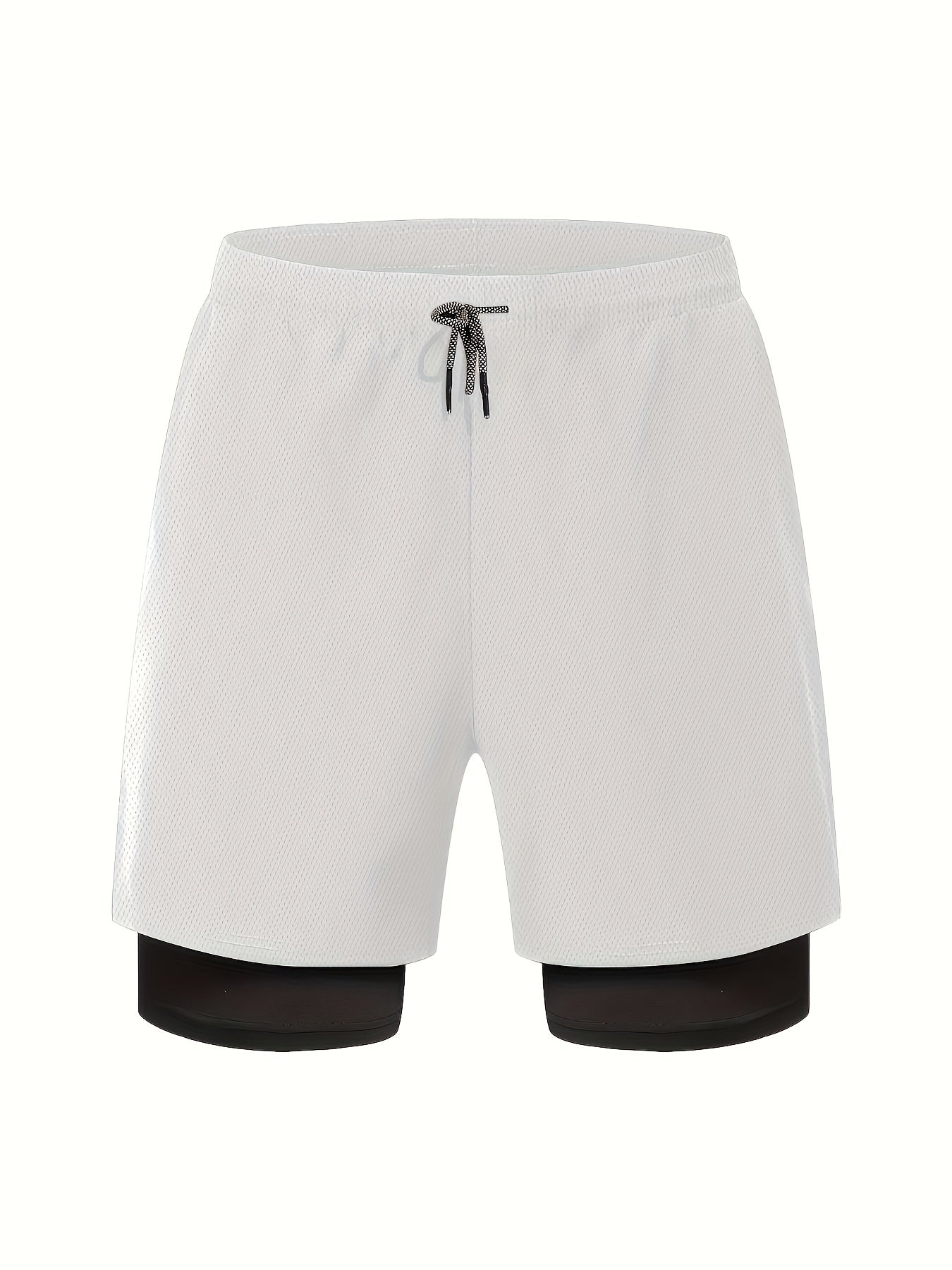 HOPLYNN Men's Running Shorts with Zipper Pocket Gym Workout