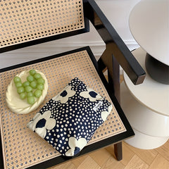 Fresh Floral Cosmetic Bag Fabric Clutch Portable Makeup Lipstick Storage