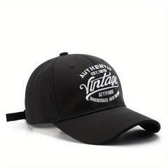  Casual Baseball Cap Vintage Letter Embroidery Classic Dad Hat