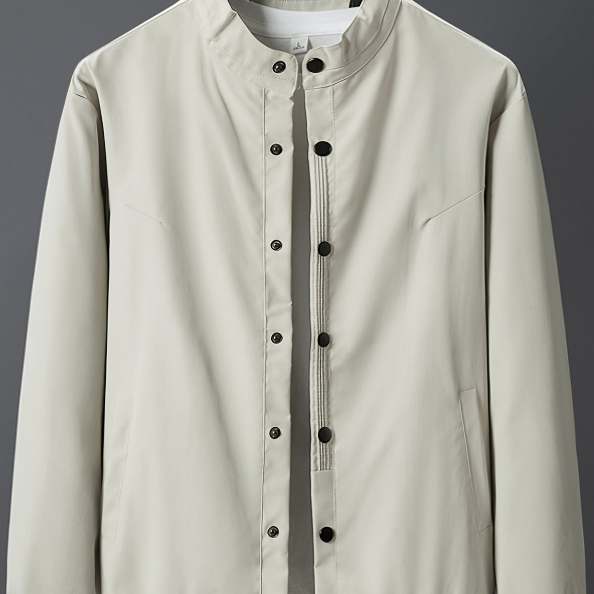 Men's Casual Button Up Jacket Coat for Outdoor Activities