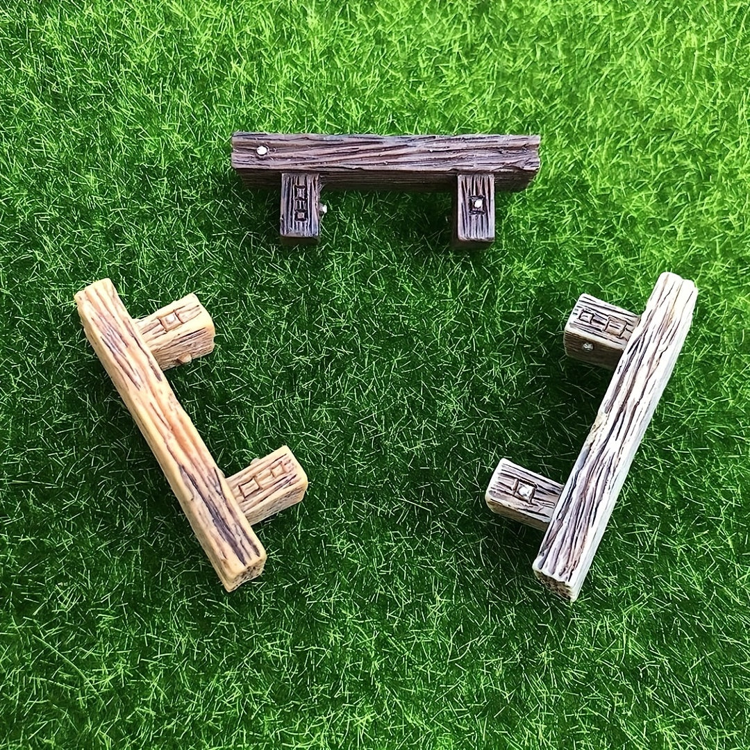 3pcs Fairy Garden Rockery Landscape Decoration Accessories