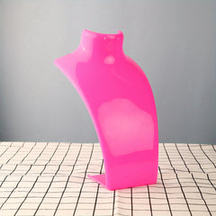 Plastic Neck Earrings Necklace Display Stand 1pc