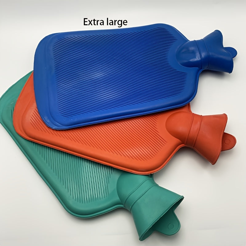 2pcs Large Water-filled Hand Warmer Bag Old-Fashioned Diagonal Design