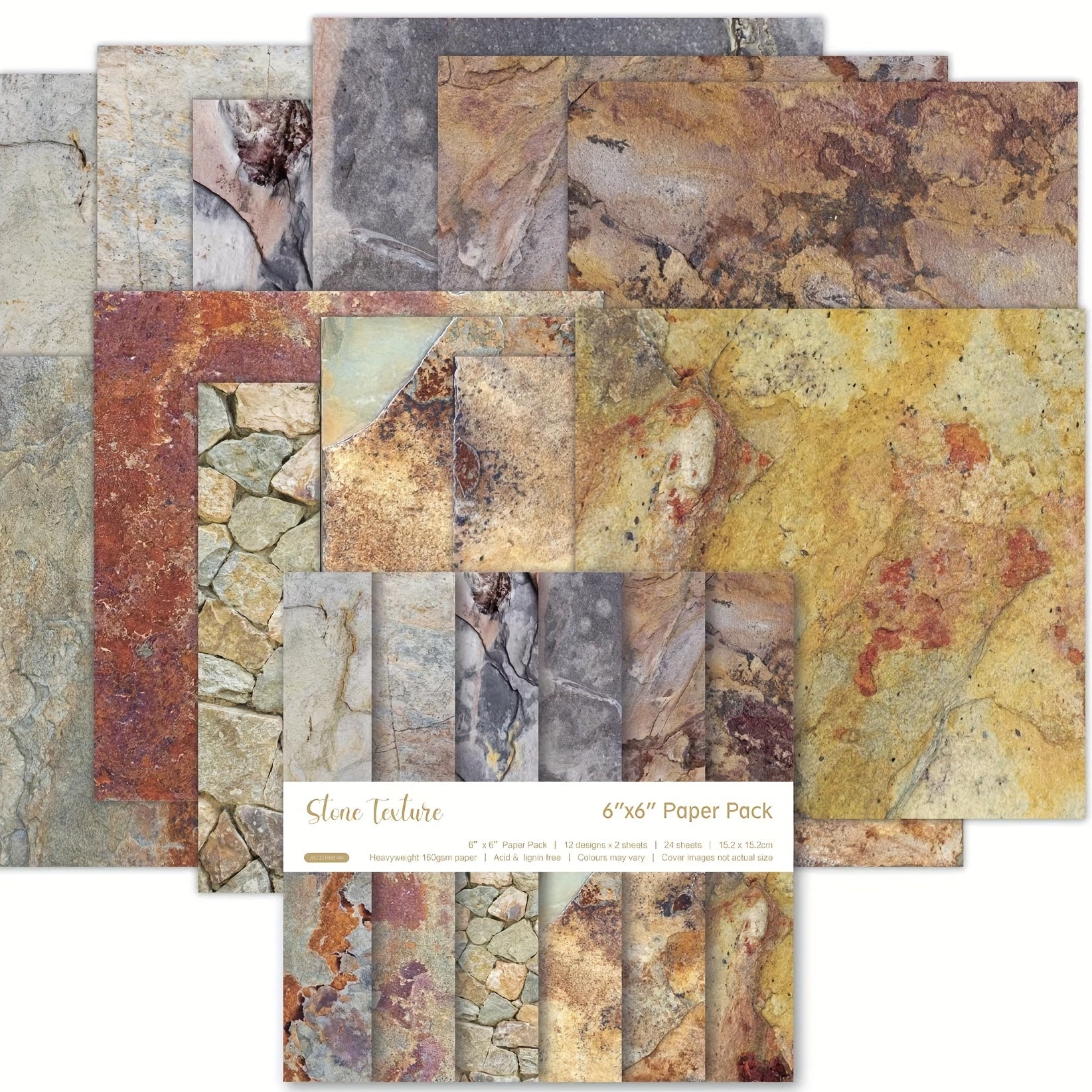 12pcs DIY Photo Album 6 Inch Clipping Paper Diary Material Paper