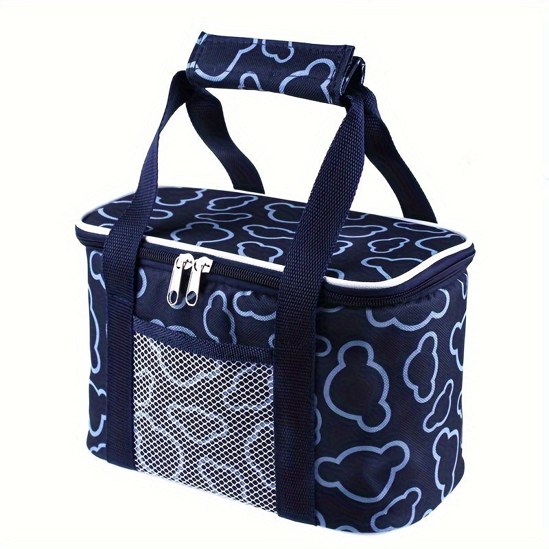 Portable Beverage Insulation Bag Waterproof Cooler Bento Bag