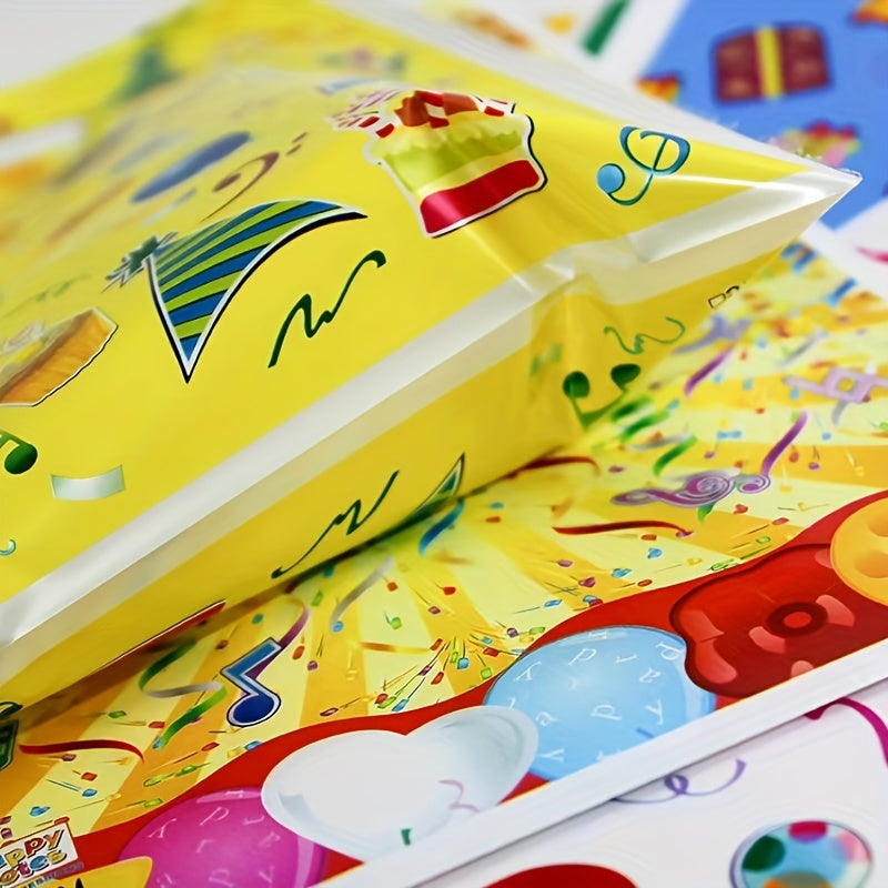 20pcs Happy Birthday Pearlescent Candy Bags