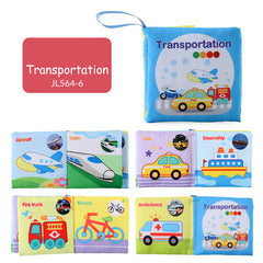 Educational Baby Cloth Books English Animal Fruit Cognitive