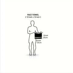 2pcs Quick Drying Washcloth Small Square Towel for Home Bathroom