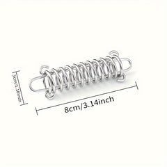 1pc Stainless Steel Spring High Strength Steel Spring For Camping Tent Rope