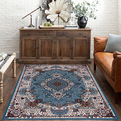 Vintage Boho Area Rug 100x160cm Non-slip Fluffy Rug
