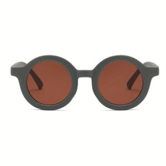 Girls UV Protection Round Frame Sunglasses for Parties and Festivals