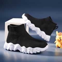 Kids' Woven Knit Sneakers Non Slip Sport Shoes