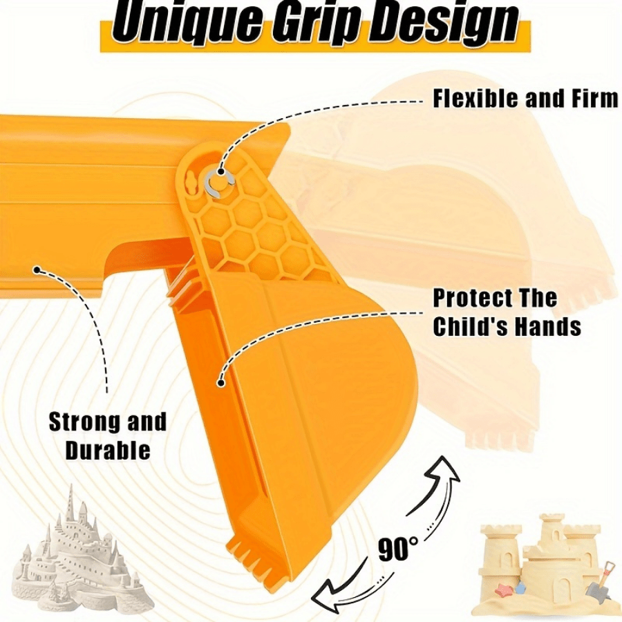 Durable Beach Shovel with Ergonomic Handle