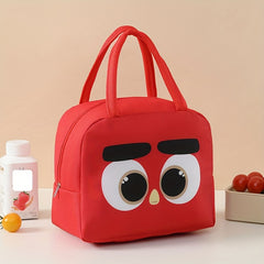 Cartoon Bento Bag Thick Insulated Waterproof Aluminum Film Zipper Storage Bag