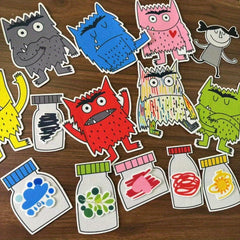 Emotional Monster Felt Board Kit - Fun DIY Educational Toy
