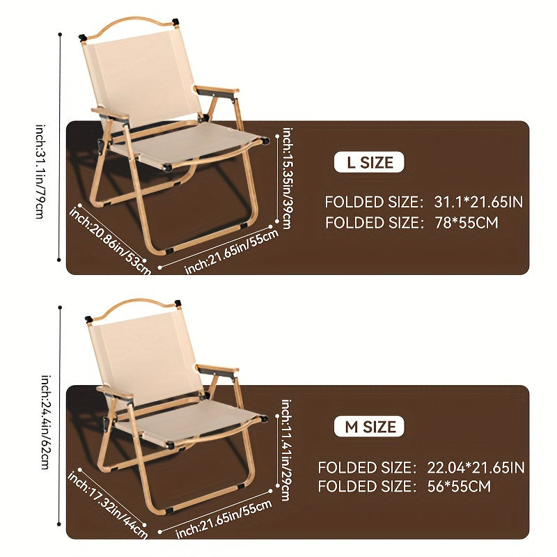 SUOLE Outdoor Folding Chair Camping Beach Fishing Portable Ultralight