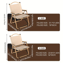 SUOLE Outdoor Folding Chair Camping Beach Fishing Portable Ultralight